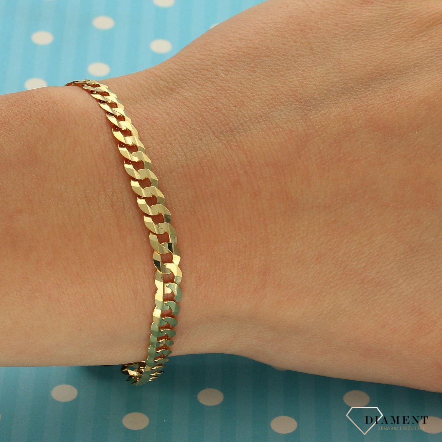 Złota bransoletka pancerka 333 BR 948B (1).jpg